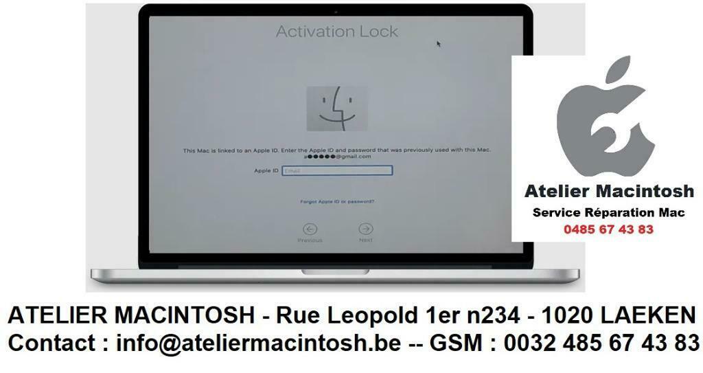Unlock Mac iCloud T2 macbook locked 2018 2019 2020, Computers en Software, Ophalen of Verzenden, Nieuw, MacBook Pro