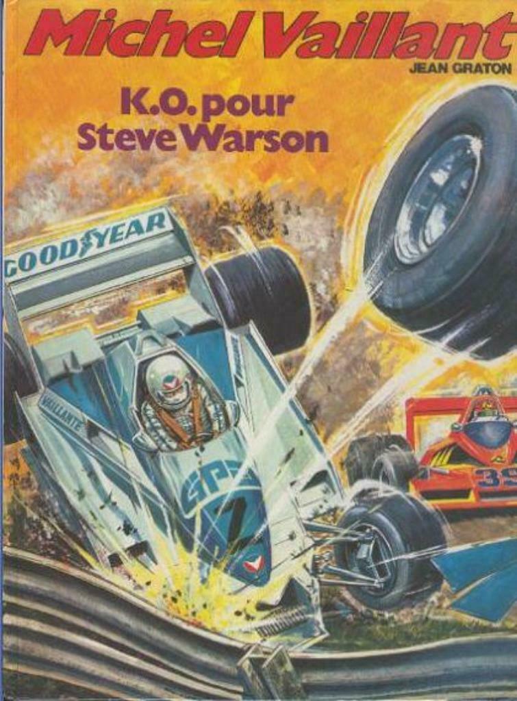 Michel Vaillant,K.O. pour Steve Warson, Première édition, Livres, Une BD, Enlèvement ou Envoi, Utilisé