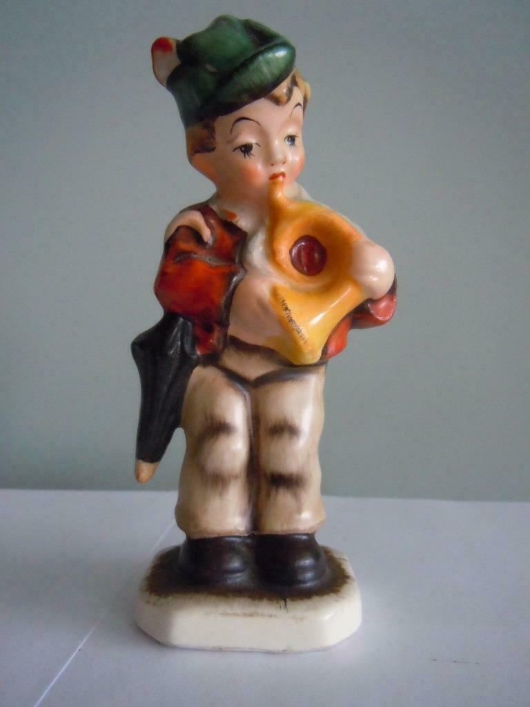 Figurine musicien Friedel Bavaria peinte à la main, Collections, Enlèvement ou Envoi, Comme neuf, Humain