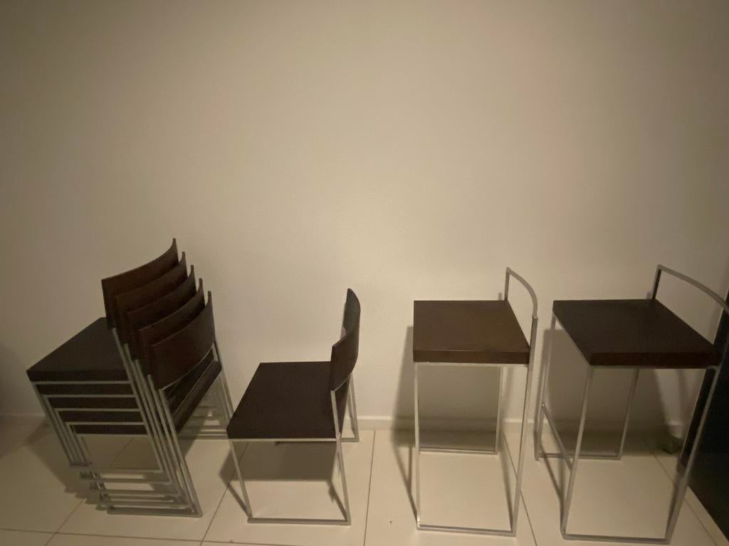 Stoelen en krukken LAPALMA, Ophalen, Bruin, Zo goed als nieuw, Vier