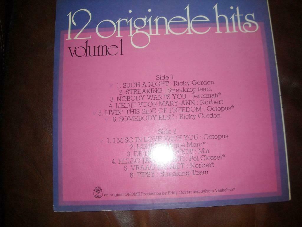 LP 12 originele hits volume 1 (Belpop), Cd's en Dvd's, Vinyl | Pop, Ophalen of Verzenden