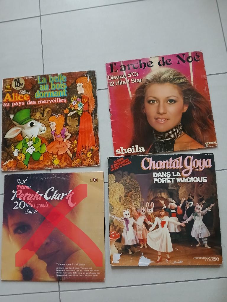 Choix disques 33 tours, Enlèvement, Utilisé
