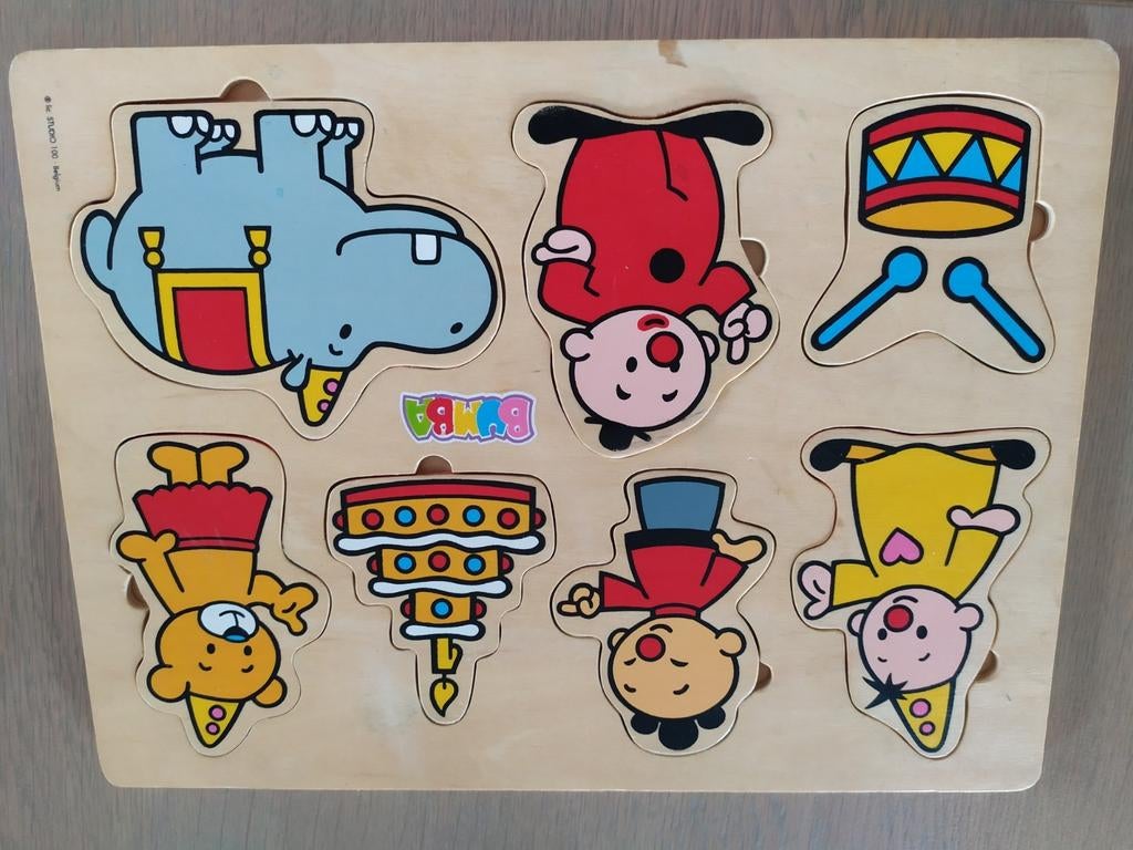 Houten Bumba puzzel, Kinderen en Baby's, Ophalen of Verzenden, Zo goed als nieuw