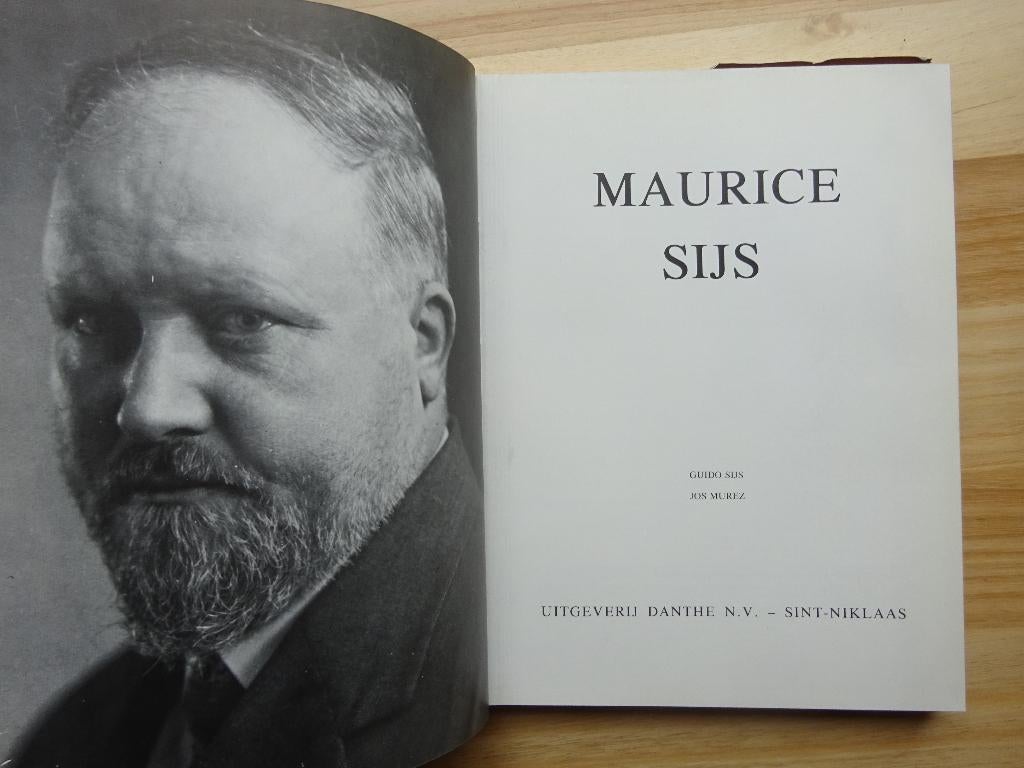 Maurice Sijs, Monografie, 1980, Gelezen, Ophalen of Verzenden, Jos Murez, Schilder- en Tekenkunst