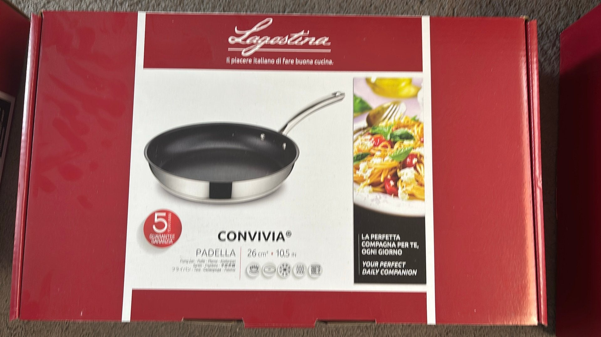 Lagostina braadpan 26 cm (1), Ophalen, Nieuw, Aluminium, Koekenpan of Braadpan