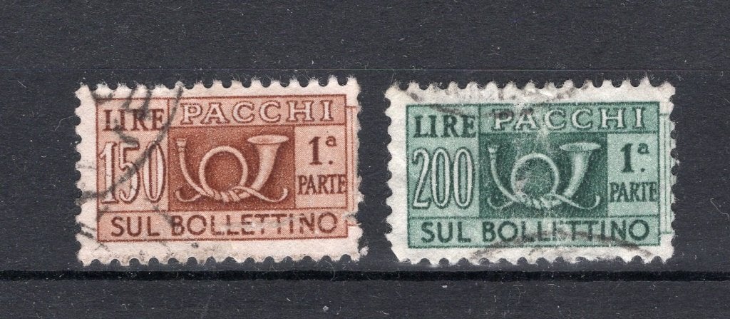 ITALIE Yt. CP82/83 Estampillé Postcolli 1956-1966, Envoi, Affranchi