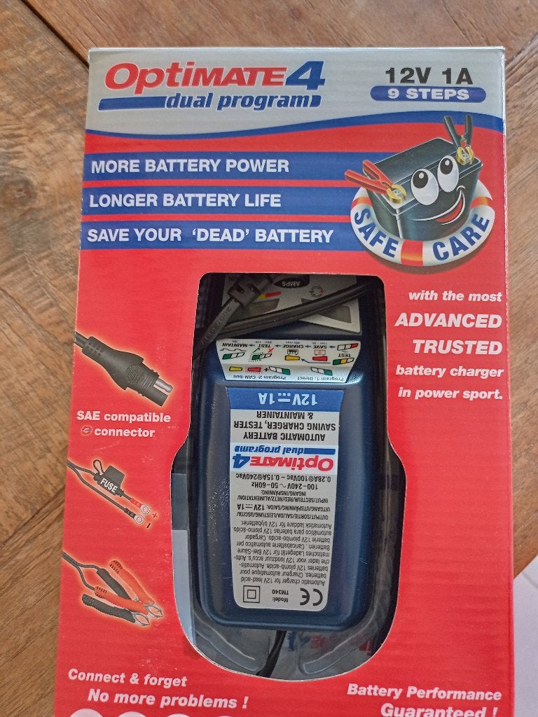 druppellader Optimate 4 12V 1A, Motos, Enlèvement ou Envoi