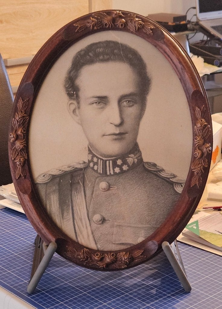 RYL #4 - PORTRET LEOPOLD III, Verzamelen, Ophalen of Verzenden, Gebruikt, Kaart, Foto of Prent
