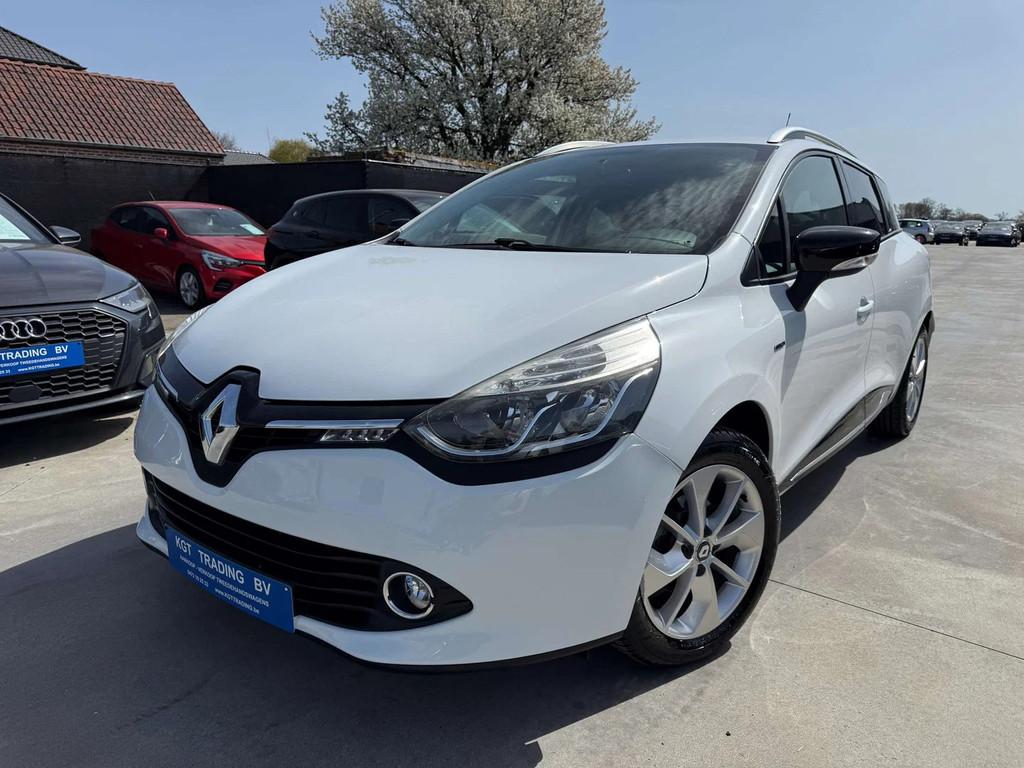 Renault Clio 1.2i LIMITED BREAK NAVIGATIE BLUETOOTH ALU LED, Autos, 1141 kg, Euro 6, Entreprise, Tissu