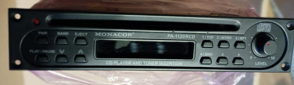 MONACOR PA-1120RCD CD PLAYER ET TUNER, Enlèvement ou Envoi, Neuf, Autres marques