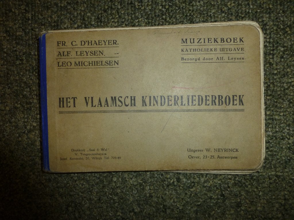 oud kinderliedboek, Boeken, Ophalen, Gelezen, Diverse auteurs