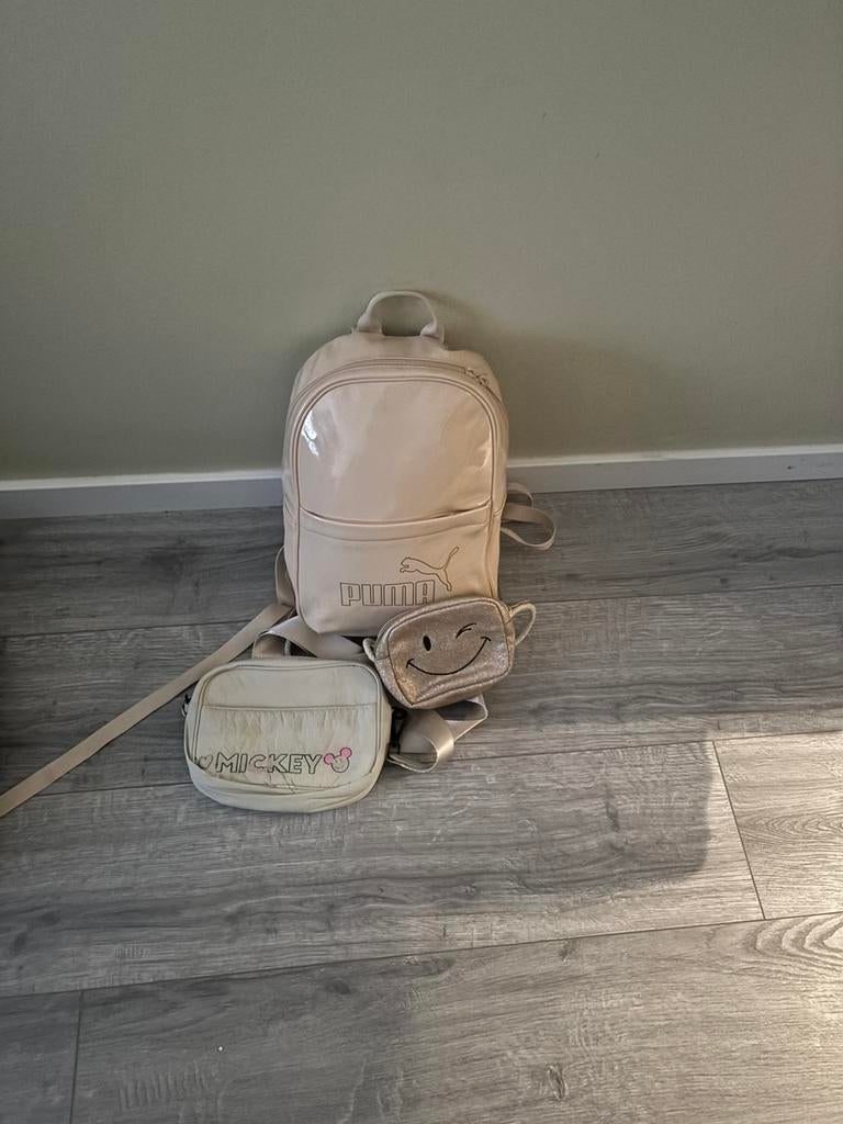 Puma rugzak en 2mooie tassen, Ophalen, Zo goed als nieuw