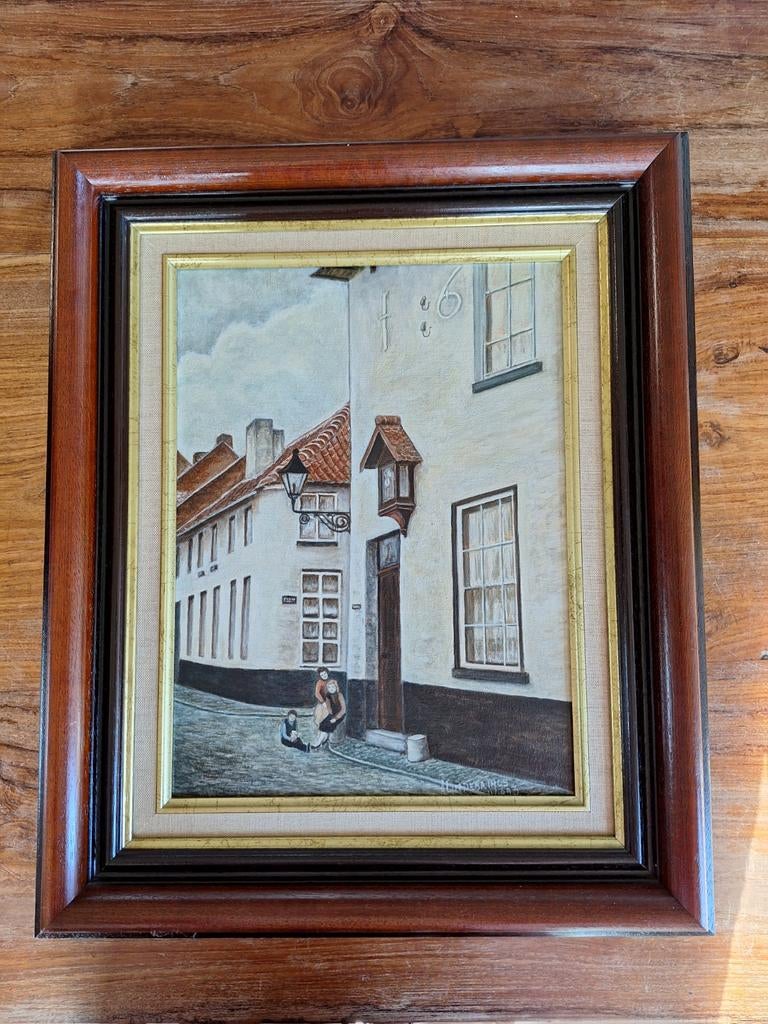 Schilderij centrum Sint-Truiden anno 1930, Ophalen