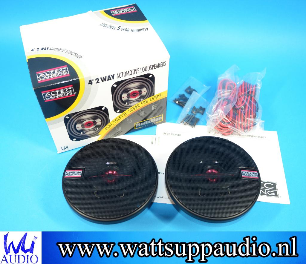 ALTEC LANSING CA4 Medallion 10 cm / 4'' speakers / Coaxial, Auto diversen, Autospeakers, Ophalen of Verzenden, Nieuw