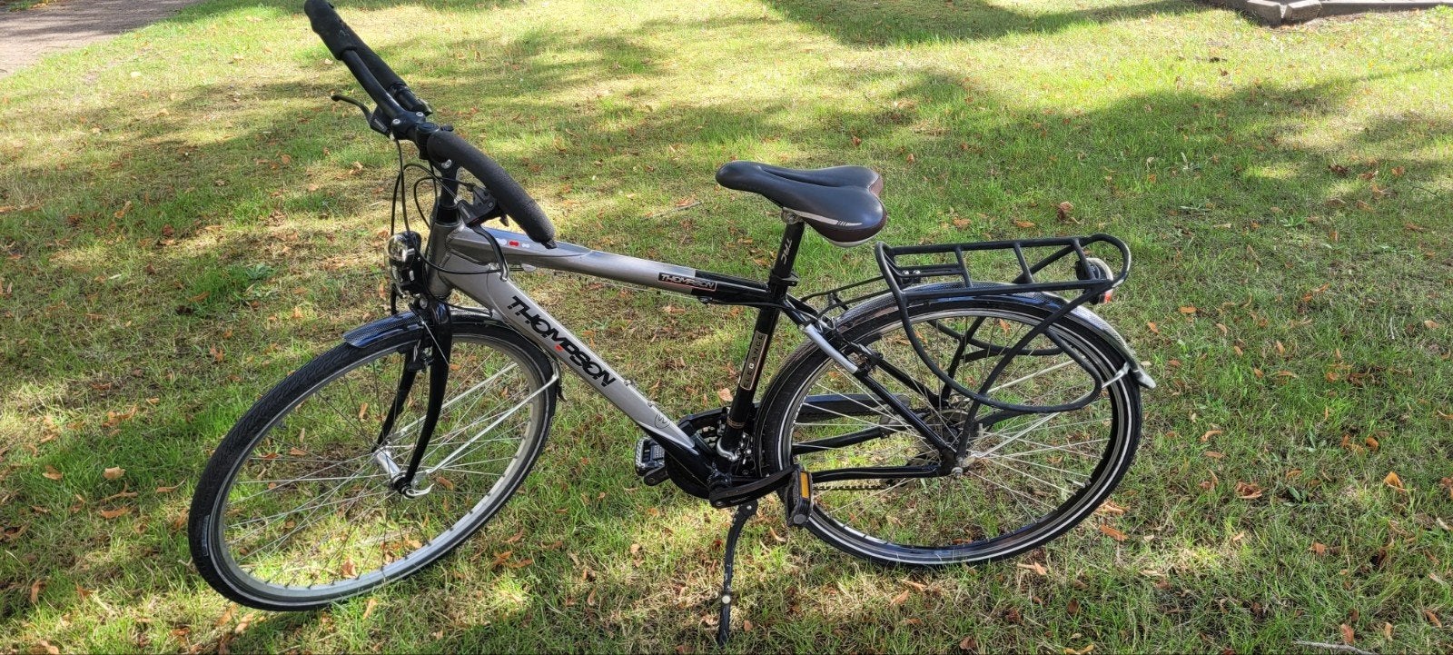 Thompson herenfiets maat 49, Ophalen, 28 inch, Velgrem, 49 tot 53 cm