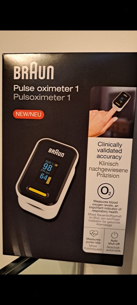 NIEUW Braun pulse oximeter 1, Elektronische apparatuur, Persoonlijke Verzorgingsapparatuur, Ophalen, Nieuw, Overige typen