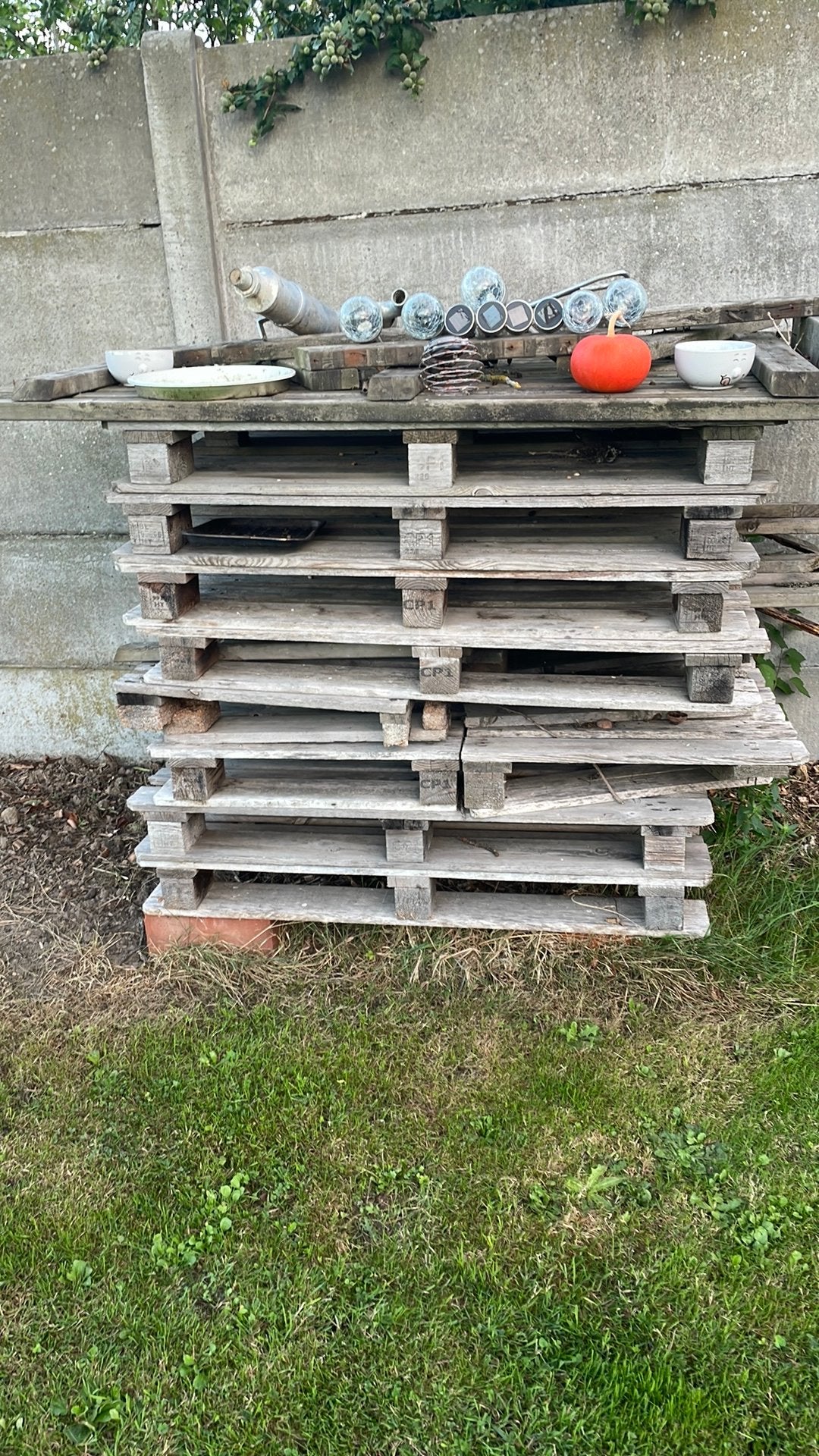 Gratis houten pallets, Ophalen