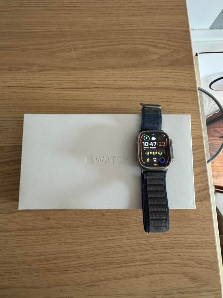 Apple Watch Ultra 2 Alpine + Milanese band + hoesje, Ophalen of Verzenden, Conditie, Zo goed als nieuw