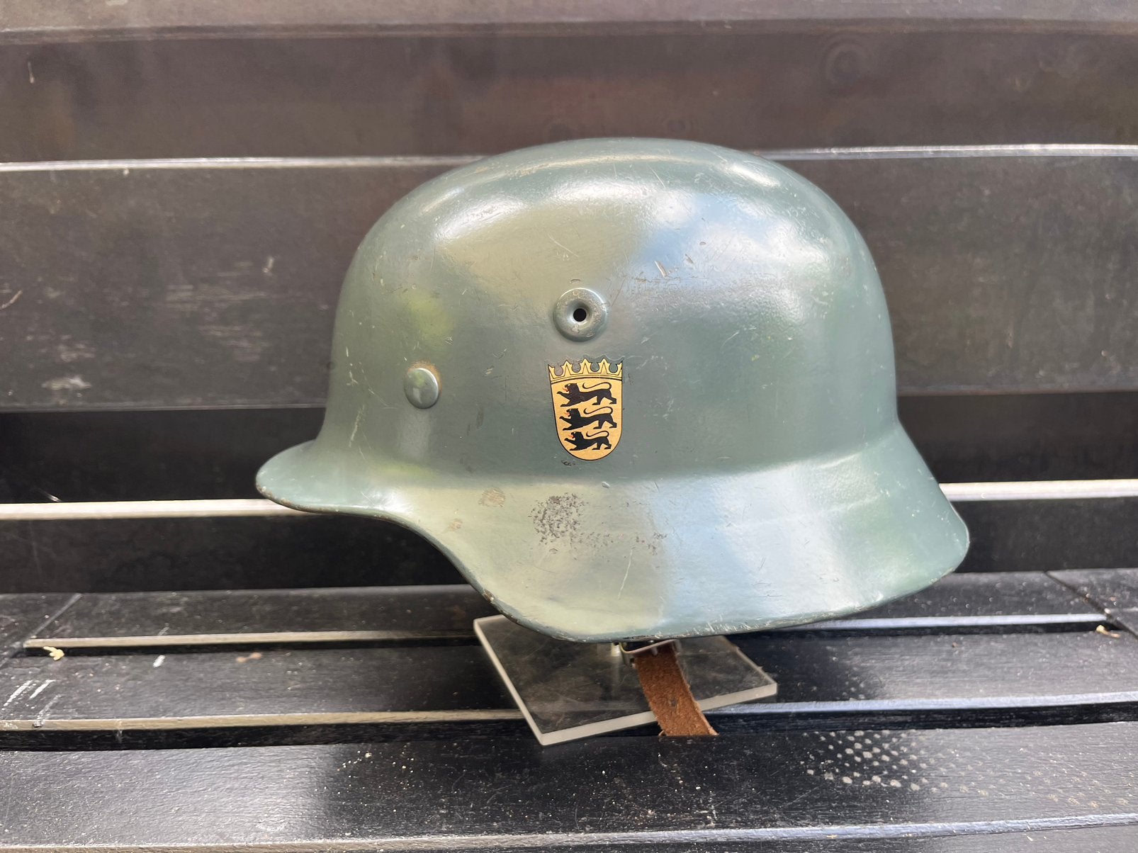 M53 BGS. Duitse helm, Ophalen of Verzenden, Landmacht, Helm of Baret