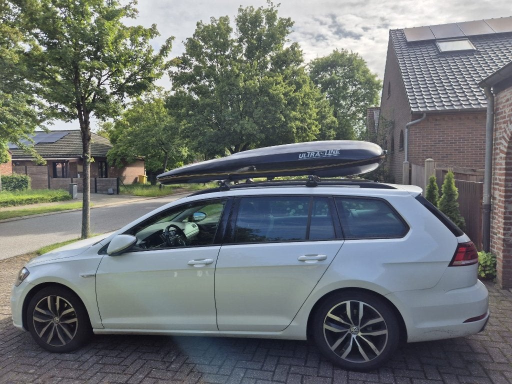 Super Aerodynamisch gestroomlijnde dakkoffer van 'UltraLine', Autos : Divers, Coffres de toit, Utilisé, Enlèvement