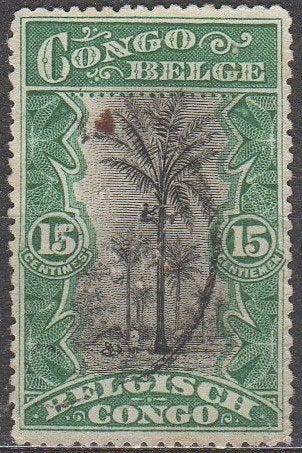 Belgisch Congo - Palmbomen - 1915, Ophalen of Verzenden