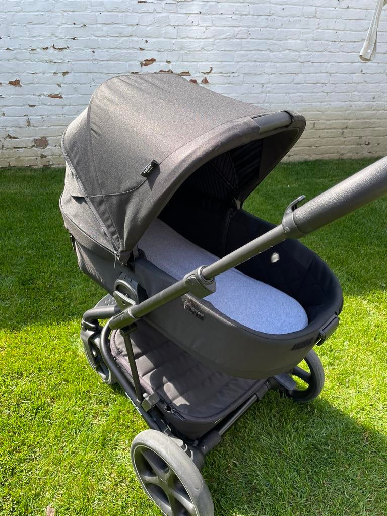 Set buggy EasyWalker + autostoel Maxi Cosi, Kinderen en Baby's, Ophalen, Gebruikt, Combiwagen, Verstelbare duwstang