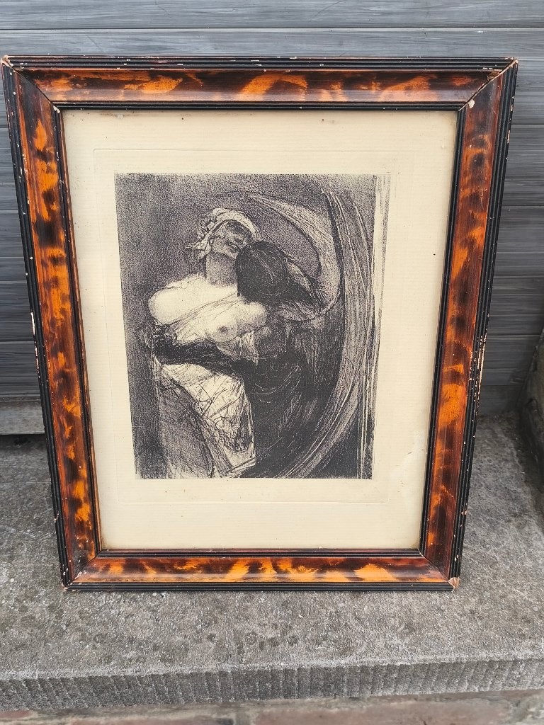 Gravure les diables froids par felicien rops, Antiquités & Art, Art | Eaux-fortes & Gravures, Gravure, Enlèvement ou Envoi