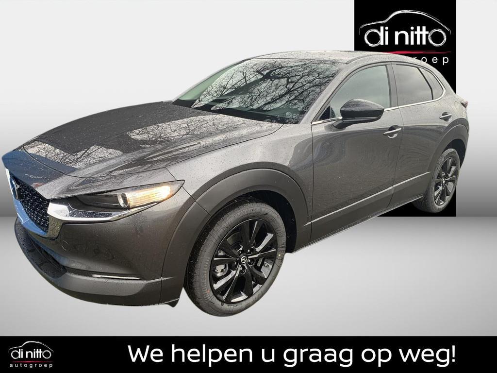 Mazda CX-30 5DR 2.0L e-Skyactiv X, 186 hp 6AT Homura, Auto's, 1998 cc, Stof, 139 g/km, Zwart