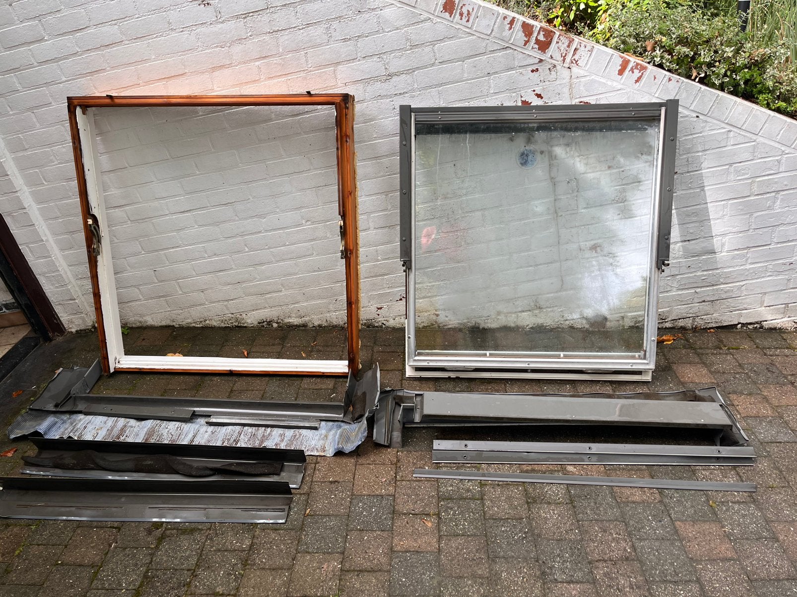 Velux Sk06 GGL 114 x 118 dakraam, Ophalen, Dubbelglas, Gebruikt, 80 tot 120 cm