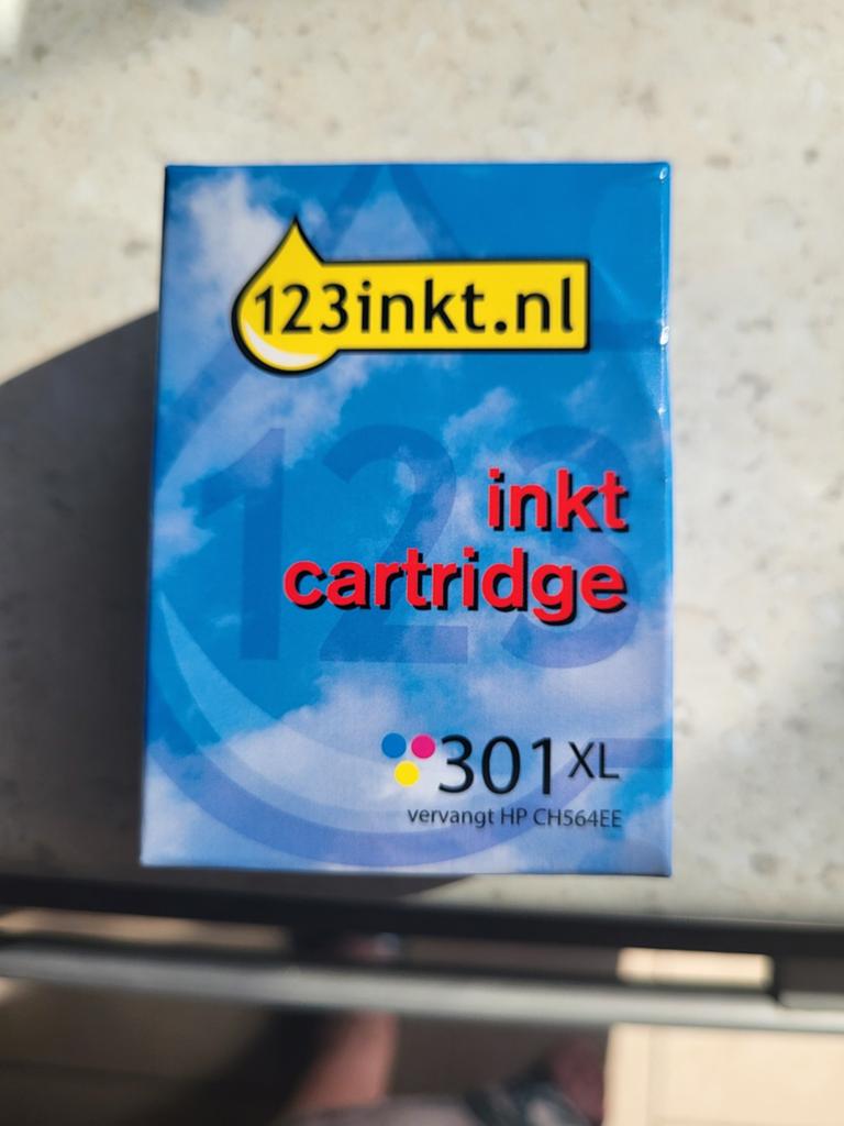 Inkt voor HP printer. 301XL. Van 123inkt, Computers en Software, Printerbenodigdheden, Ophalen of Verzenden, Nieuw, Cartridge