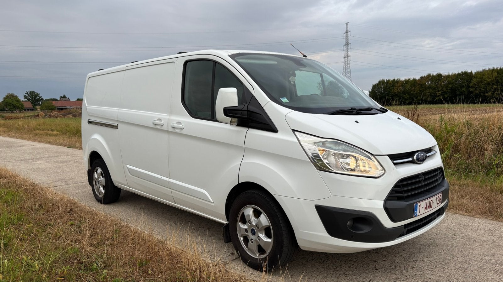 Ford Transit Custom L2H1 2.2 TDCi 155 pk – 2016, Auto's, Voorwielaandrijving, Euro 5, 4 cilinders, Wit