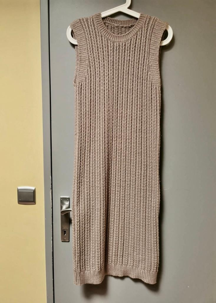 Jurk - MAGLIFICIO - maat M, Maat 38/40 (M), Beige, Ophalen of Verzenden, Zo goed als nieuw