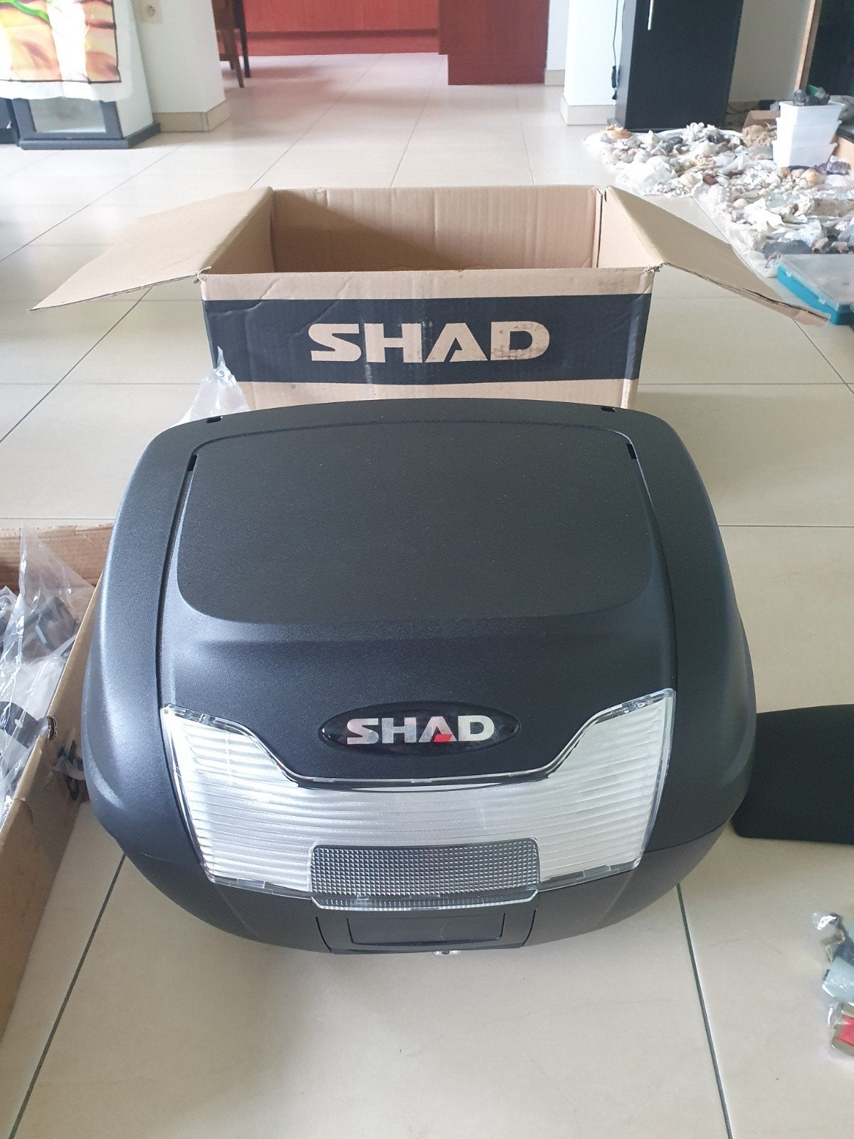 Topkoffer shad sh40 met dragers voor een honda 700/750 s/x, Ophalen of Verzenden, Nieuw