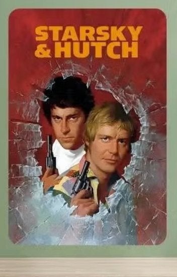 Vintage metalen bordje Starsky & Hutch classic (30x20cm), Ophalen of Verzenden, Nieuw