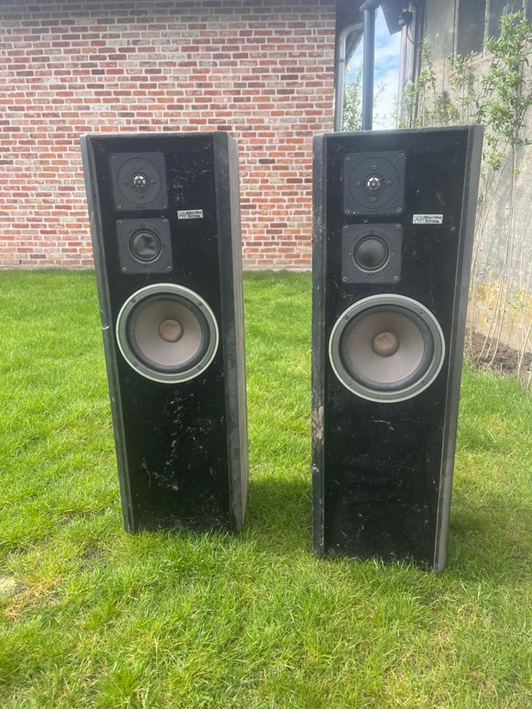 Muziekboxen ribbon wire technology, Audio, Tv en Foto, Luidsprekerboxen, Ophalen, Zo goed als nieuw