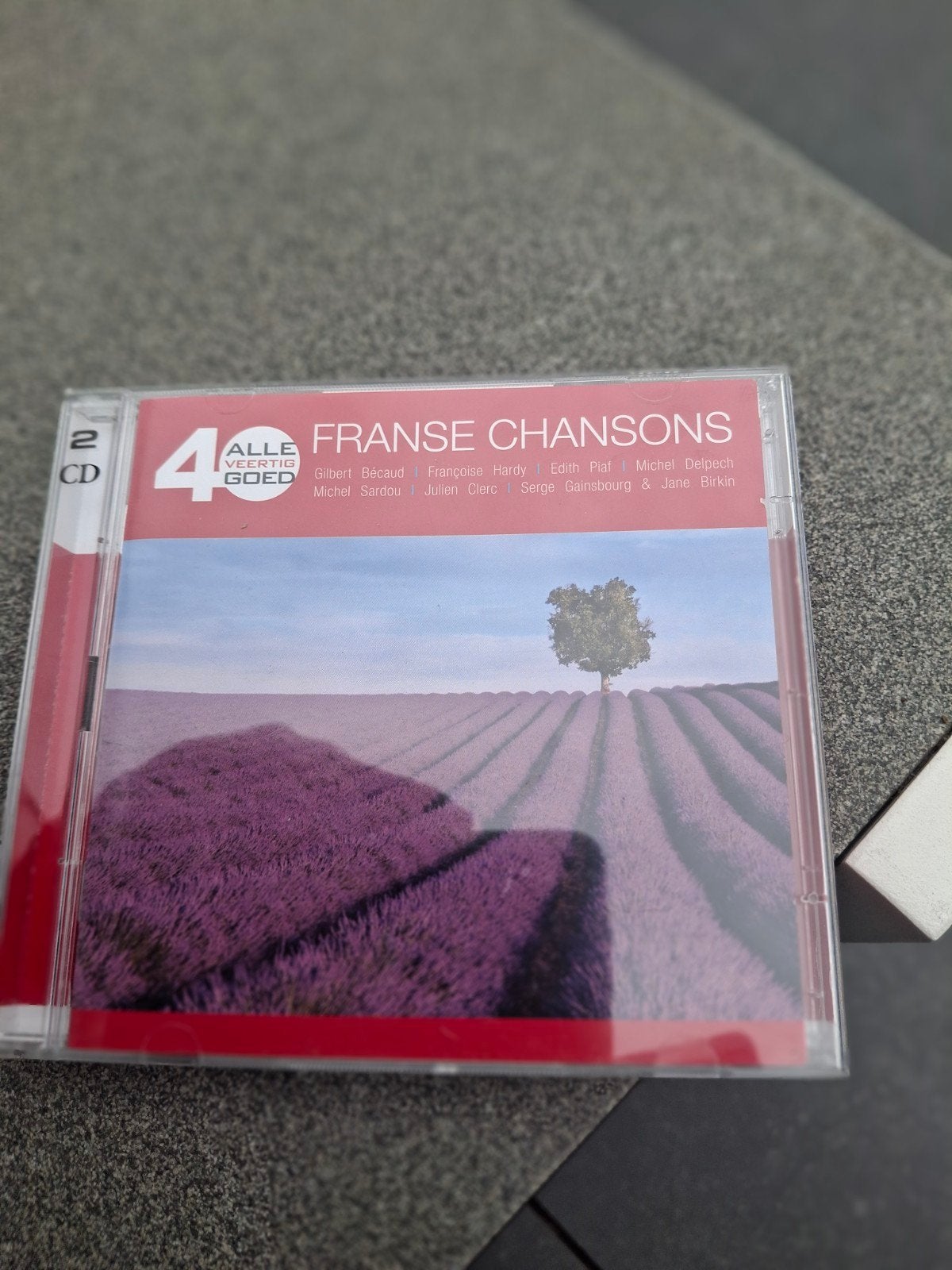 Dubbel cd alle 40 goed franse chansons, Cd's en Dvd's, Cd's | Franstalig, Ophalen of Verzenden