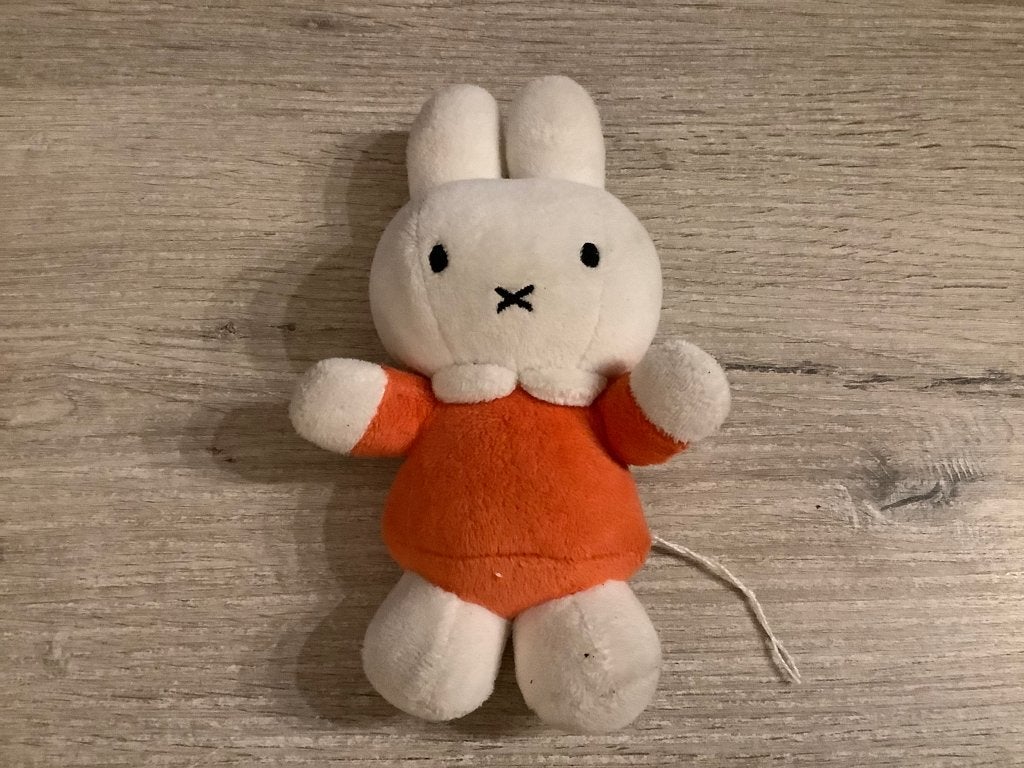 Nijntje pluche character (20 cm) (Rammelaar), Kinderen en Baby's, Oranje, Gebruikt, Overige merken, Konijn