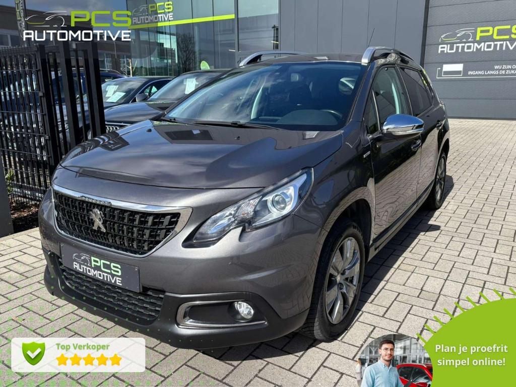 Peugeot 2008 1.2 Benzine / 70.000 km / 2017 / 12 mnd Waarbor, Autos, Peugeot, Argent ou Gris, Achat, Euro 6, Entreprise