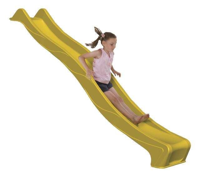 Gele glijbaan van 300 cm (rijsaf), Enlèvement, Comme neuf, Toboggan