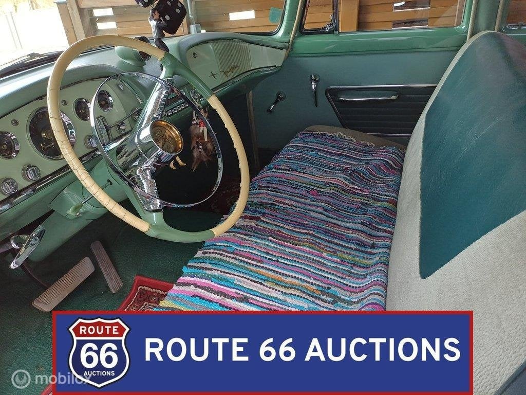 DeSoto Fireflite | 1955 | Route 66 Auctions, Auto's, Overige merken, Zwart, Bedrijf, Handgeschakeld