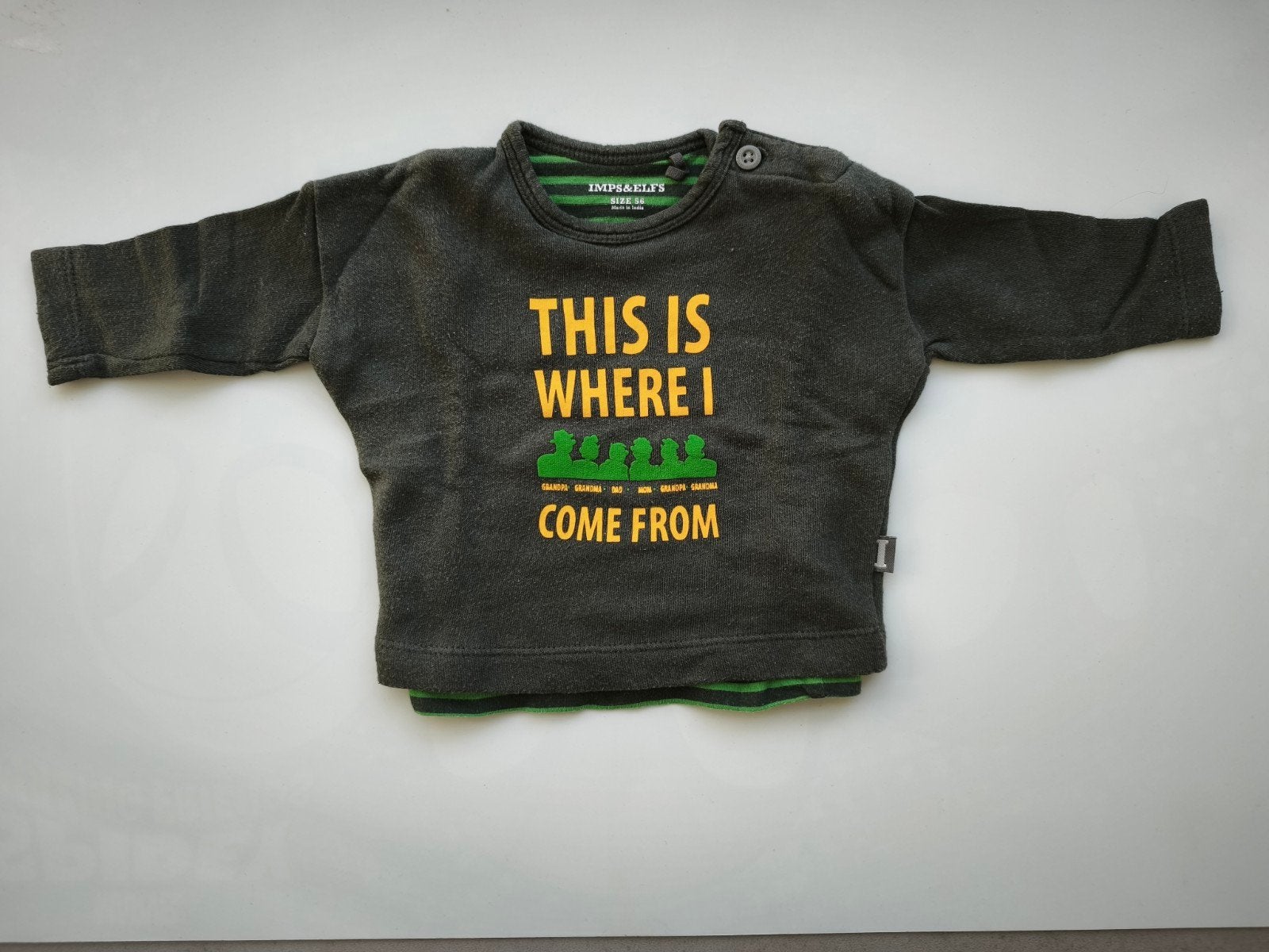 Groene trui maat 56_Imps&Elfs, Enfants & Bébés, Garçon ou Fille, Pull ou Veste, Utilisé, Imps&Elfs