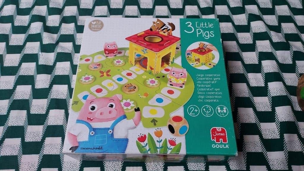3 little pigs gezelschapsspel, Hobby & Loisirs créatifs, Jeux de société | Jeux de cartes, Enlèvement, Utilisé, Jumbo