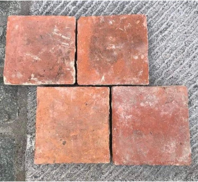 Antieke terracotta tegels. Voor info BELLEN 0474220705, Antiek en Kunst, Ophalen
