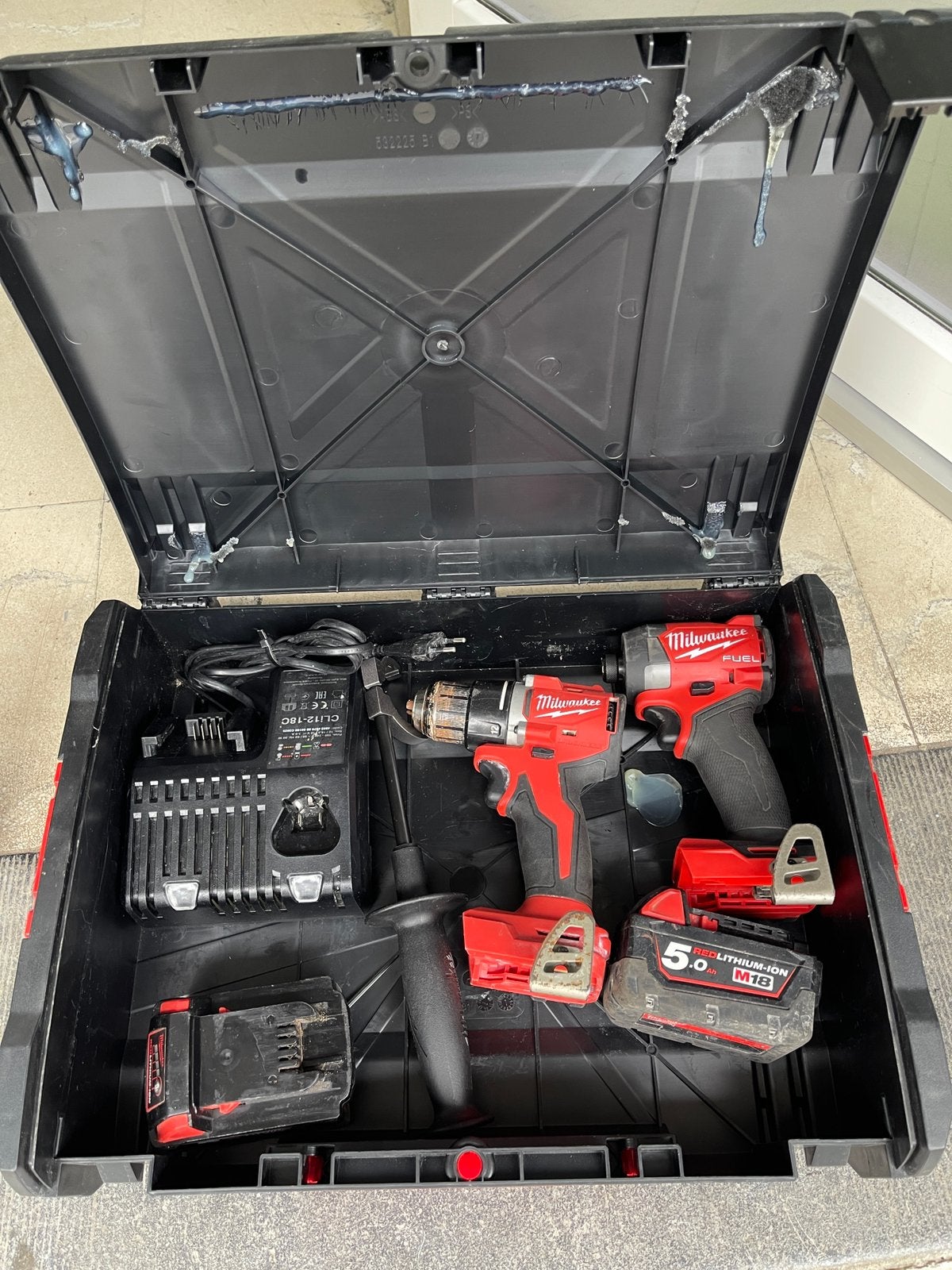 Milwaukee M18 FUEL - perceuse + visseuse à choc, Enlèvement ou Envoi, Comme neuf, Perceuse