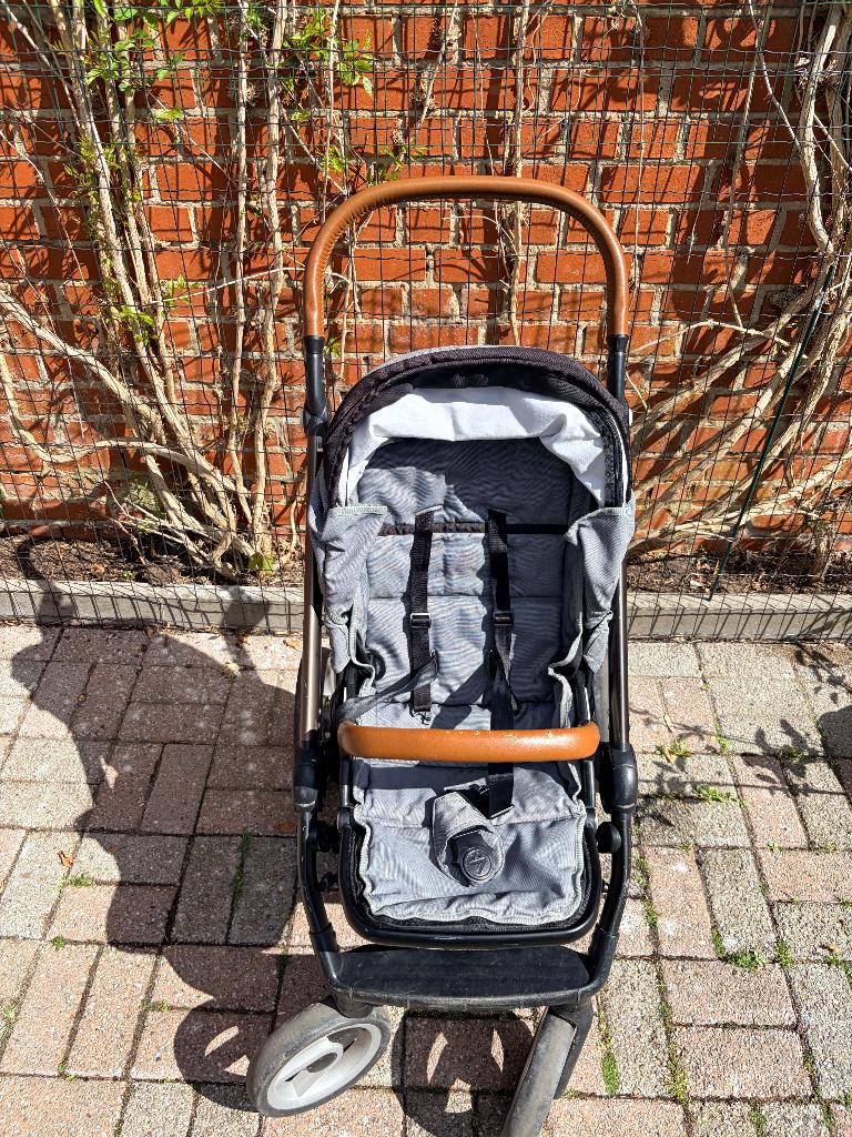 Mutsy Evo nomad grey compleet, Tige de poussée réglable, Poussette combi, Enlèvement, Utilisé