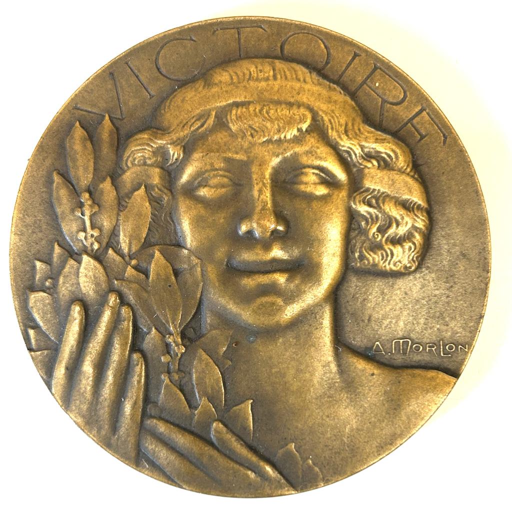 Penning Victoire, Ophalen of Verzenden, Brons