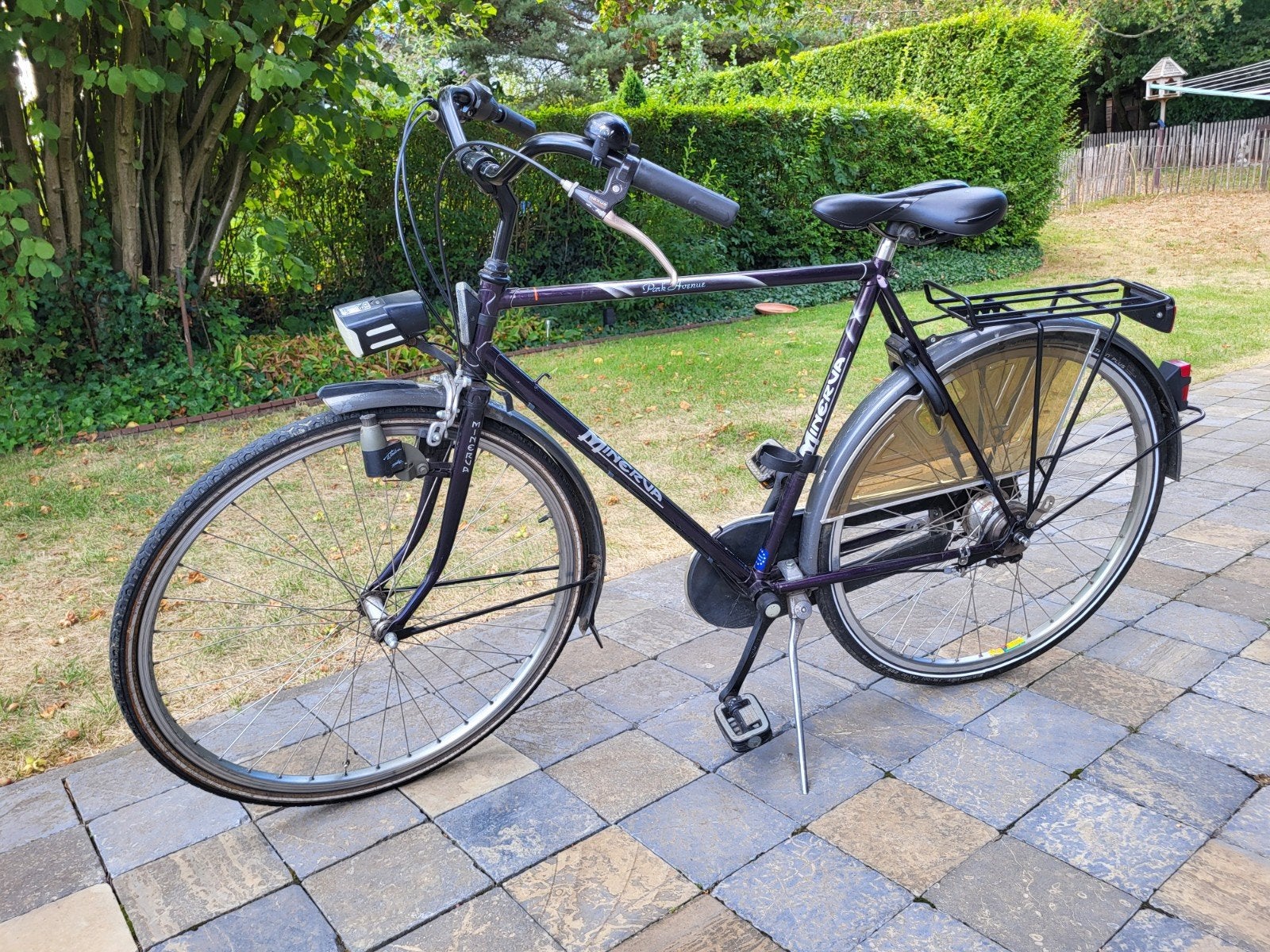 herenfiets, Fietsen en Brommers, Ophalen, Gebruikt, Velgrem