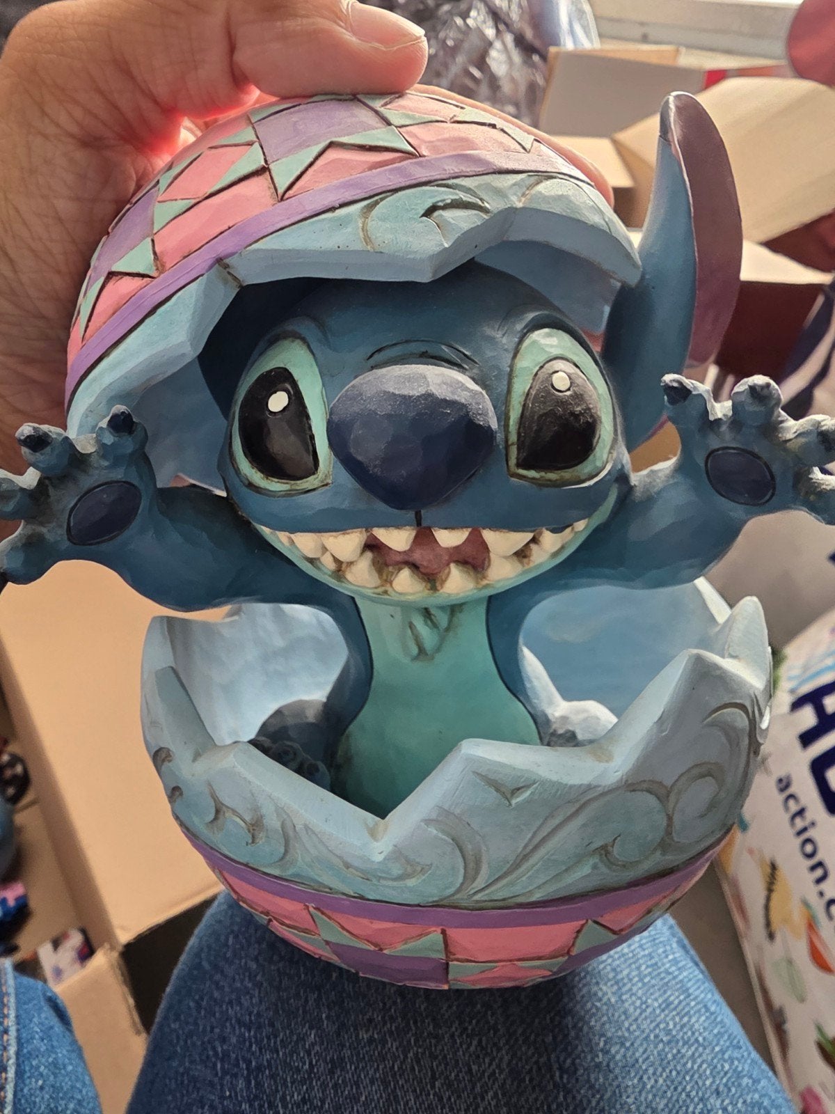 2 beelden te koop van stitch, Verzamelen, Disney, Ophalen