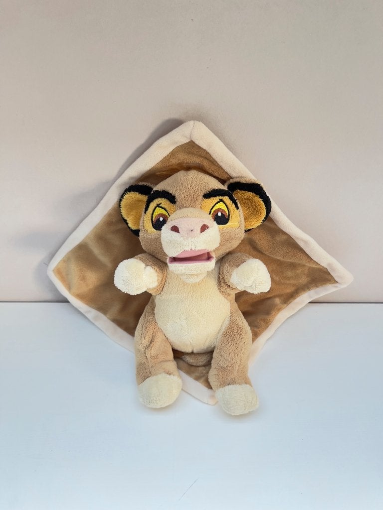 Knuffel Simba The Lion King Disney Nicotoy met hoes, Ophalen of Verzenden, Leeuwenkoning of Jungle Boek, Gebruikt, Knuffel