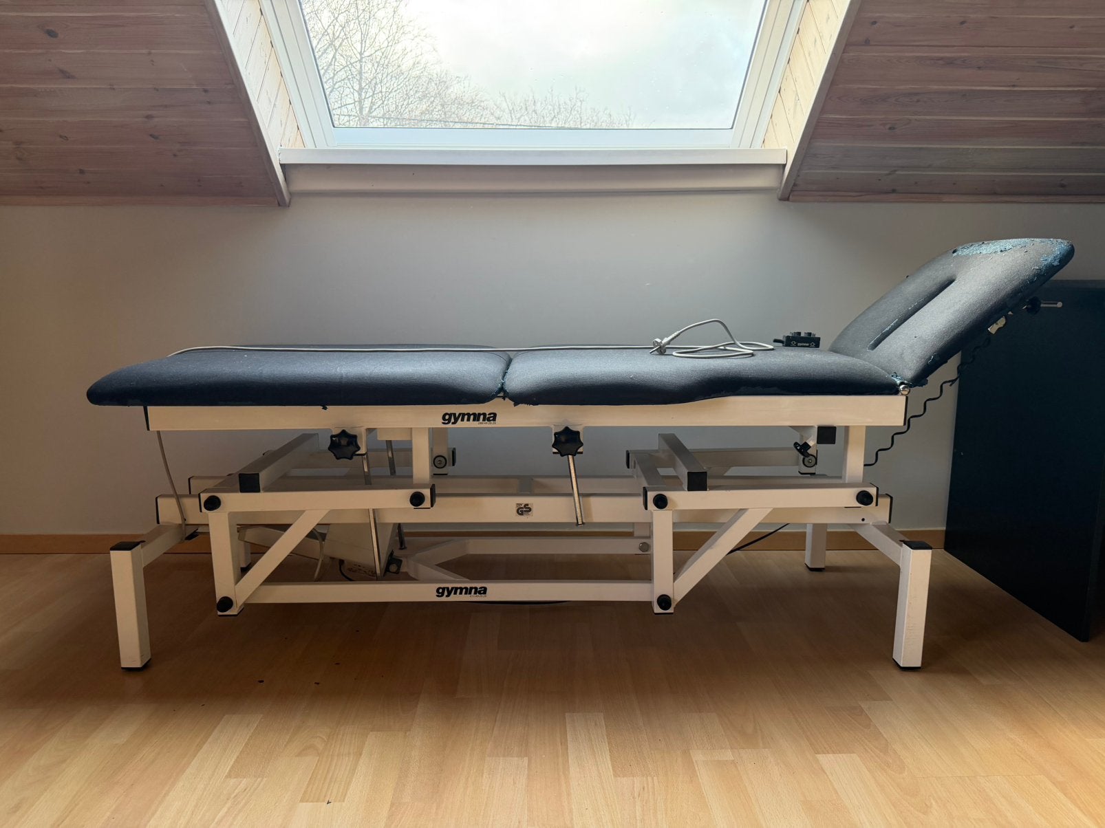 Massagetafel van gymna, Ophalen, Gebruikt, Massagetafel
